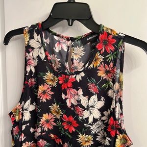 Karen Kane Ruffle Hem Tank